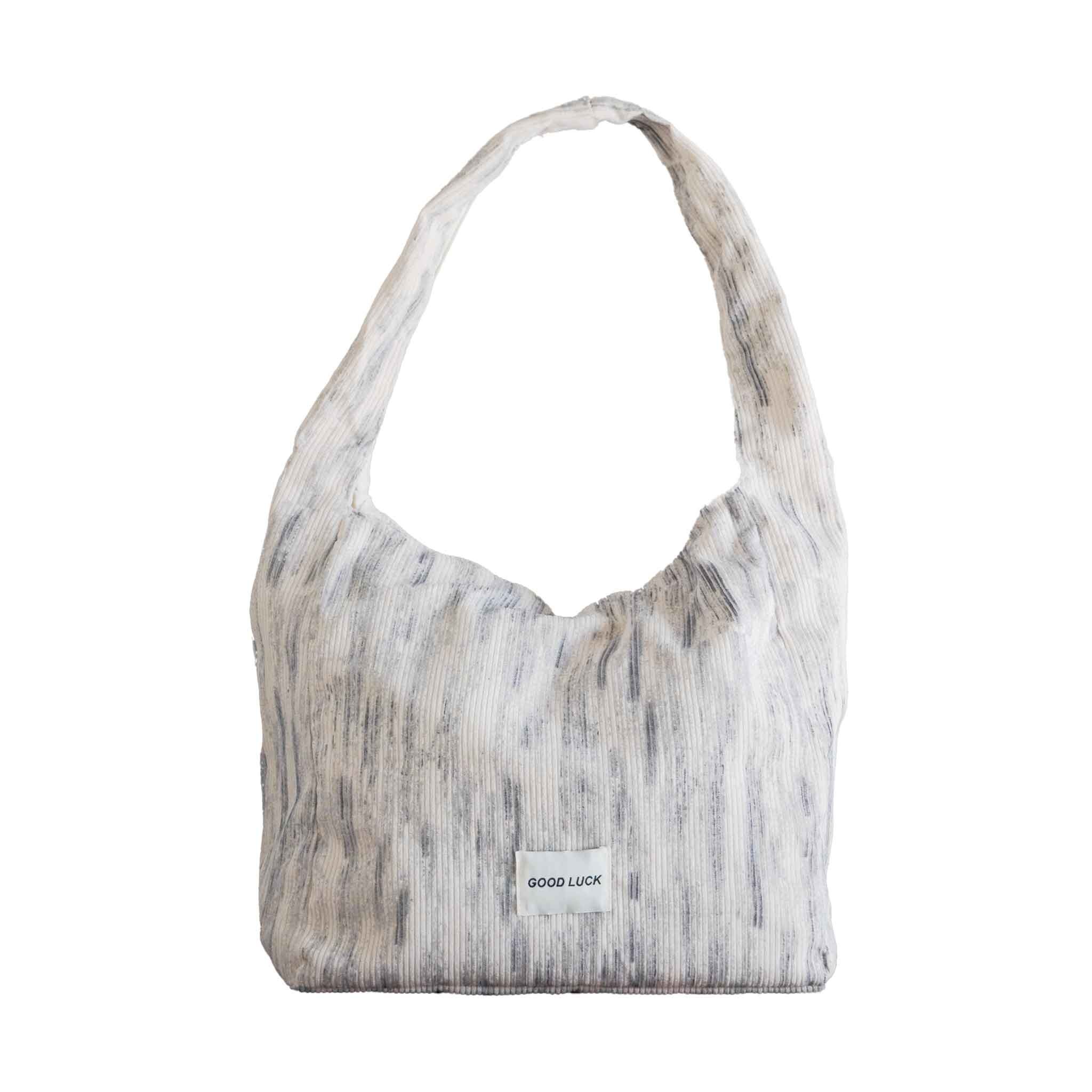 燈芯絨大容量托特包