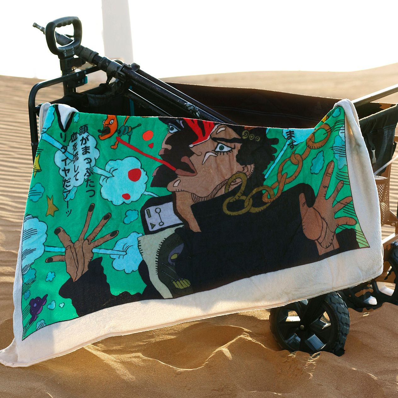 承太郎被炸飛了 毛毯