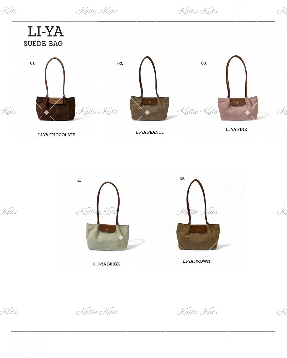 泰國小眾品牌 - LI-YA ( 絨面 )長柄保齡球包*不連掛飾