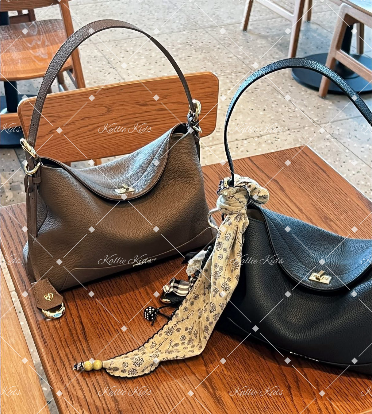 泰國小眾品牌 - HA-DA (PU皮 )皮帶鈕扣包*不連掛飾