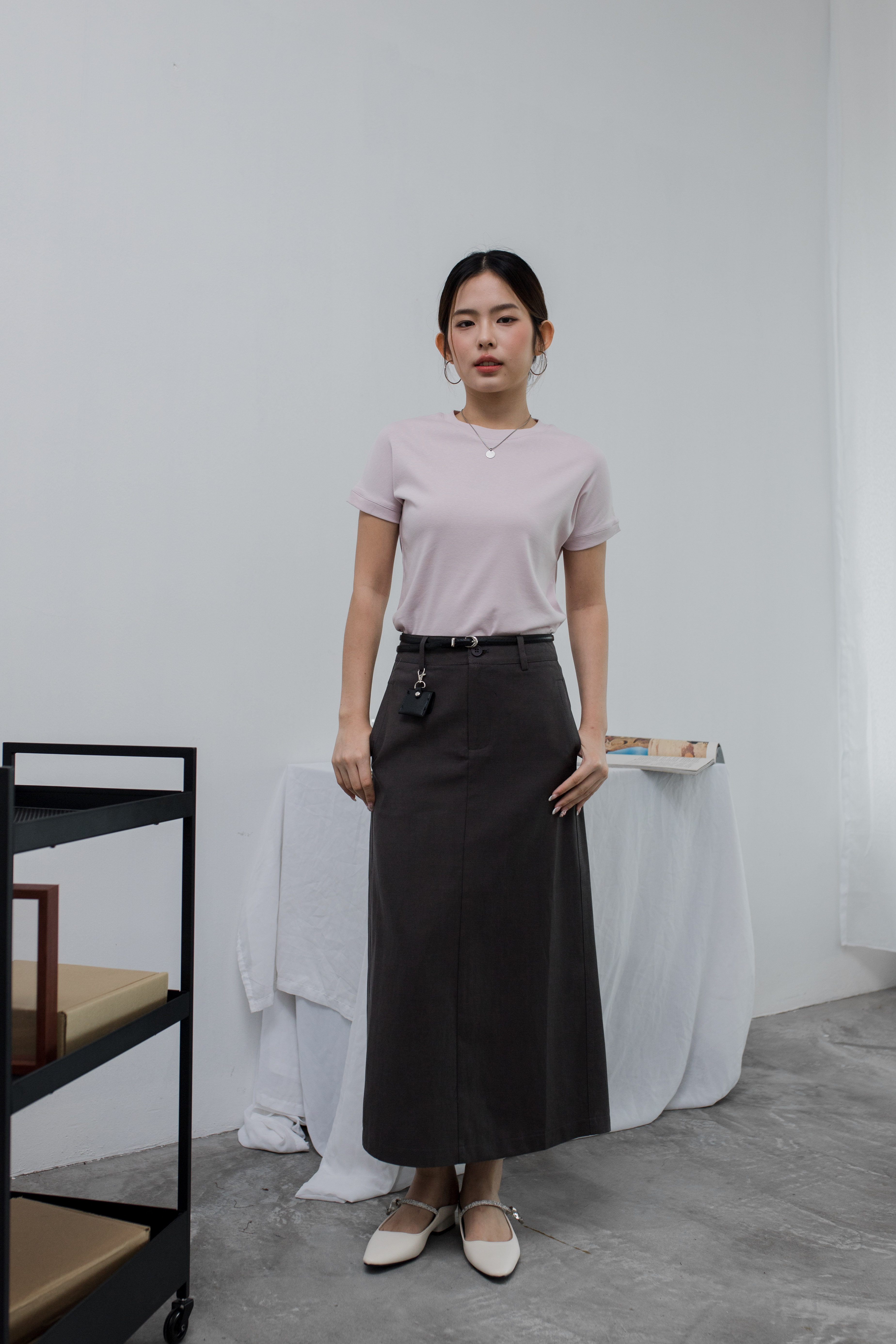 Thire Dropshoulder Tee in Pink -2515TSPIN