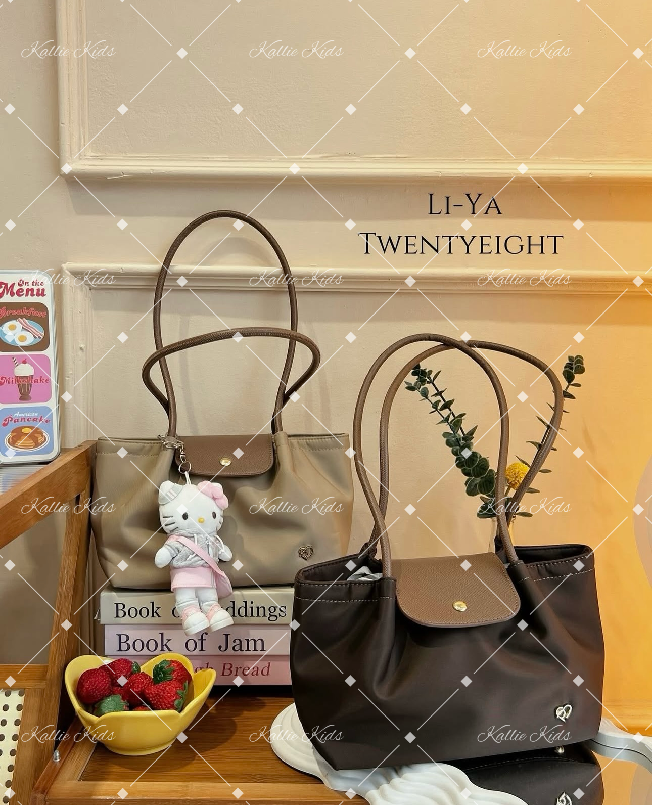 泰國小眾品牌 - LI-YA ( 尼龍 ) 長柄保齡球包*不連掛飾