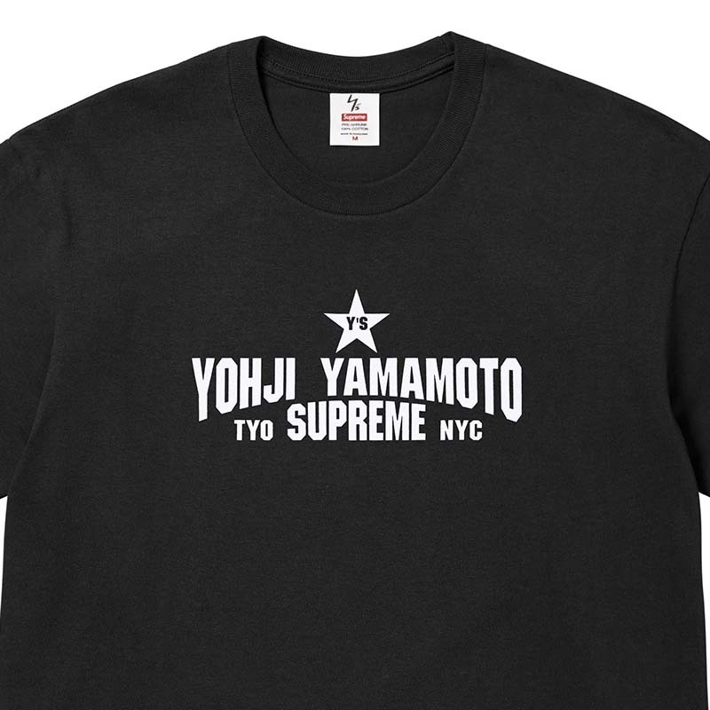 Supreme Y’s Star Tee 聯名 山本耀司 短袖 黑色 FW25T3-BK [台灣現貨]