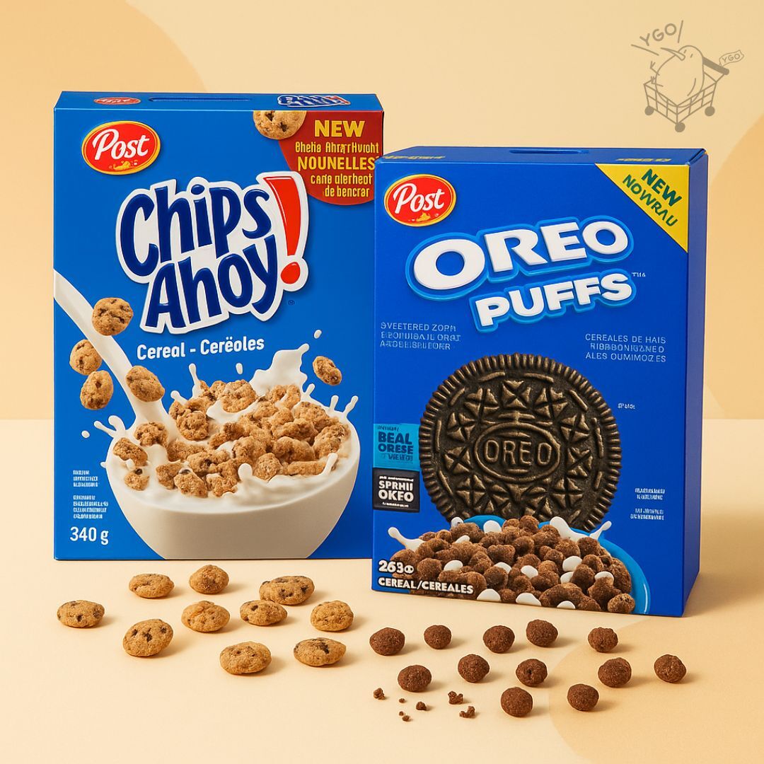 Post Chips Ahoy! 巧克力餅乾早餐穀片 340g ＆ Oreo O’s Puffs 奧利奧泡芙穀片 283g - 兩種款式