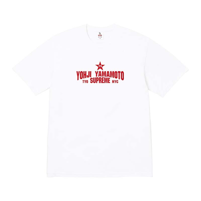 Supreme Y’s Star Tee 聯名 山本耀司 短袖 白色 FW25T3-WE [台灣現貨]