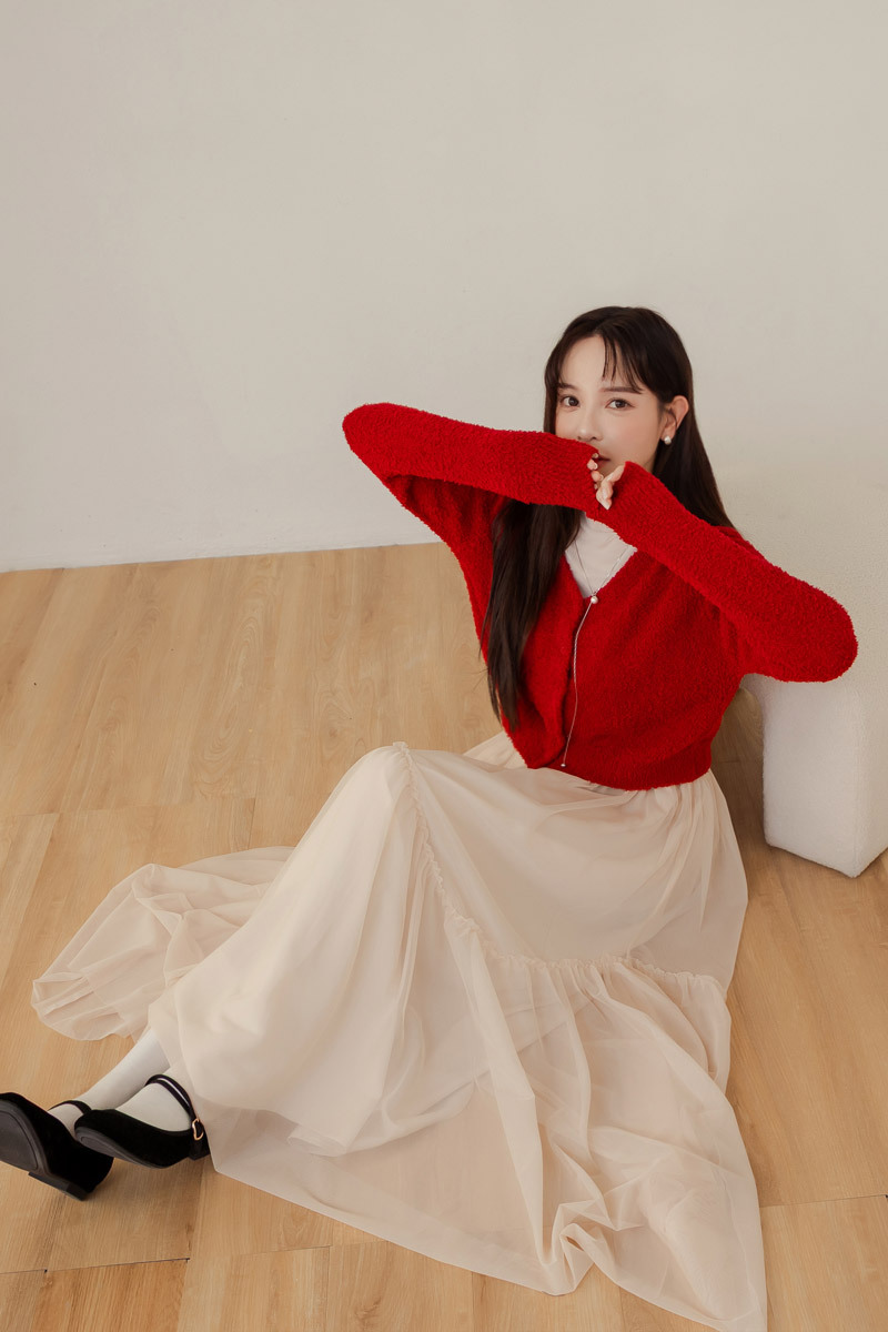 細緻網紗雙層裙