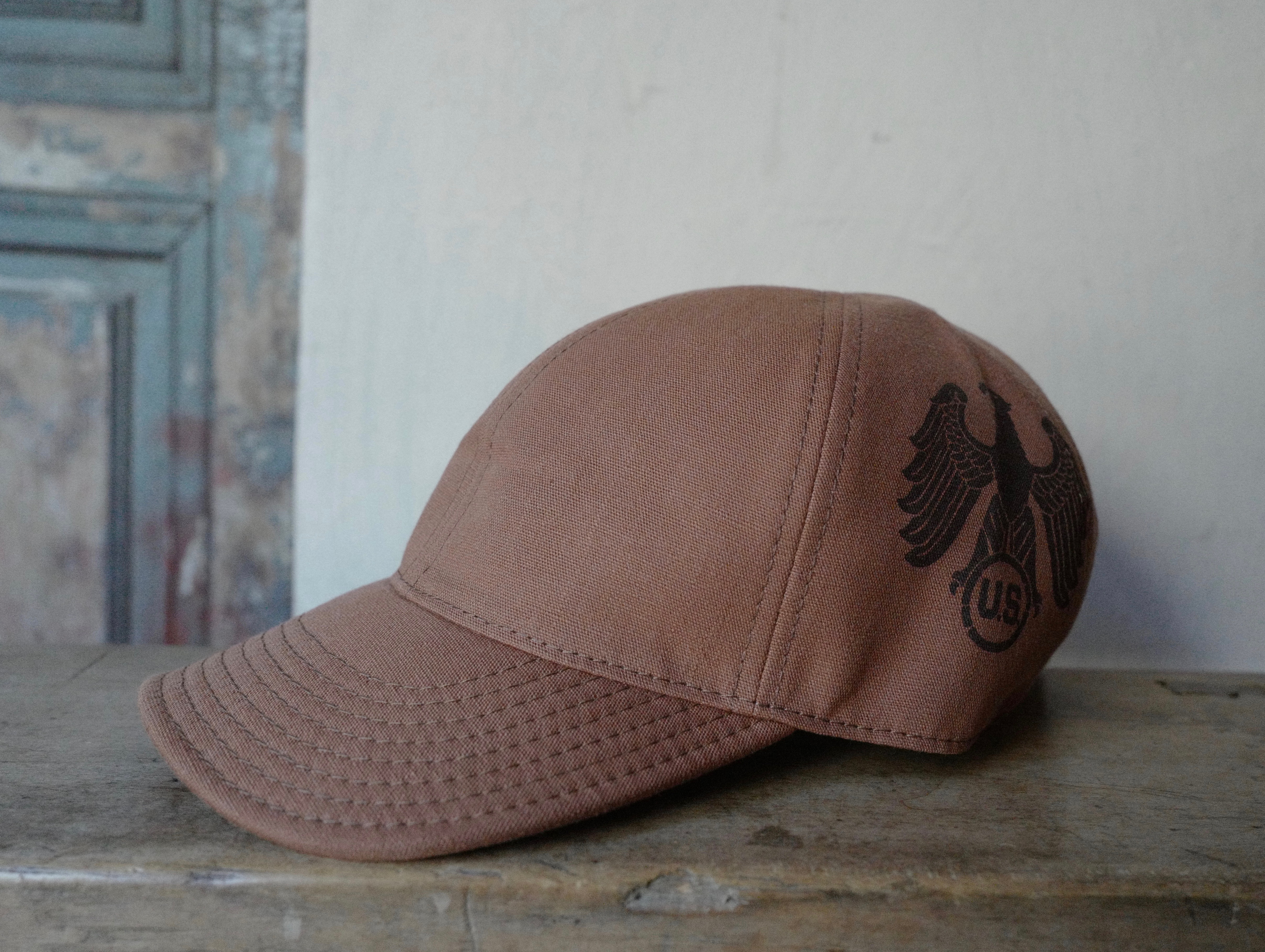 UES Printed Baseball Cap /  EAGLE Camel