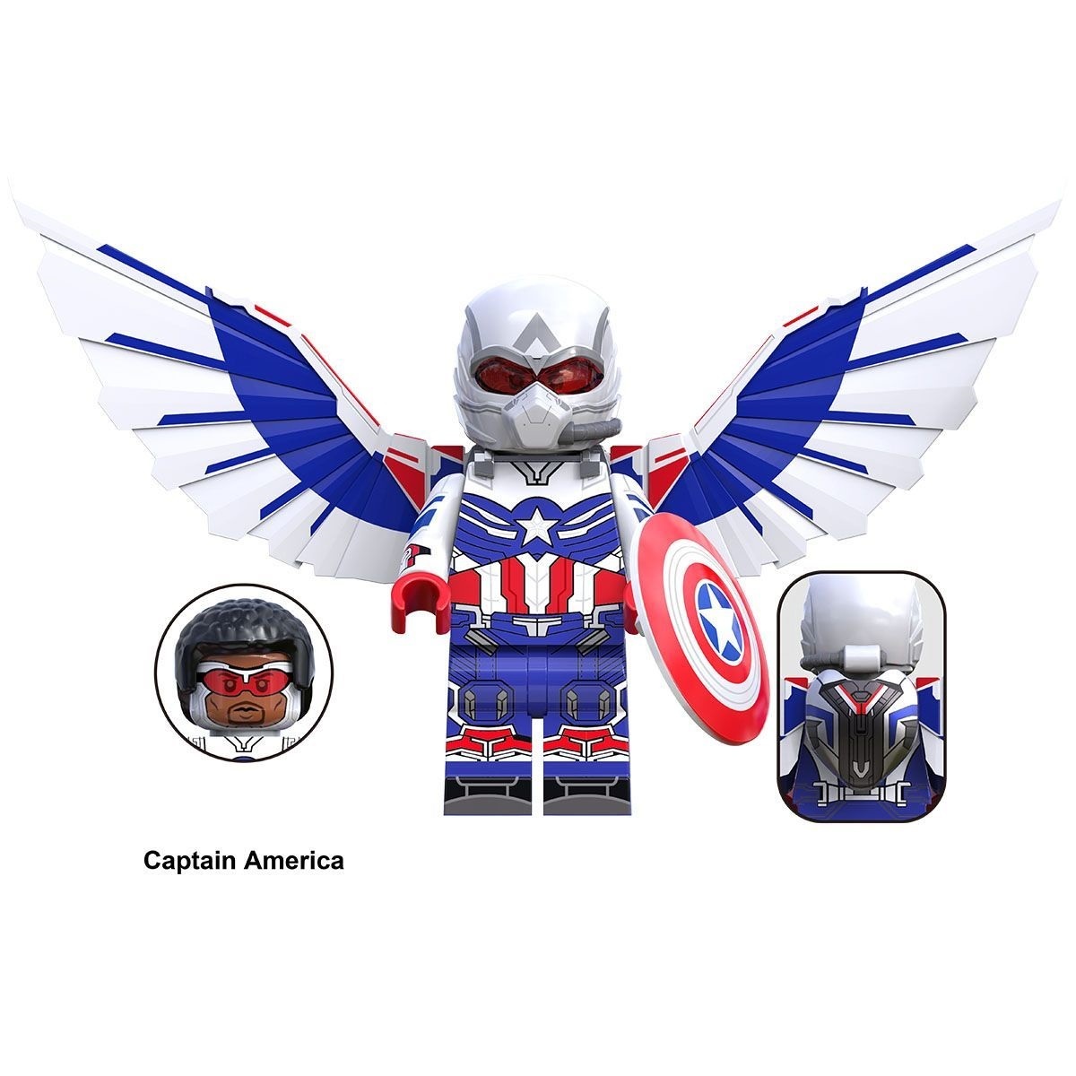 Captain America Custom Minifigures Fit Lego TV6216 TV1134