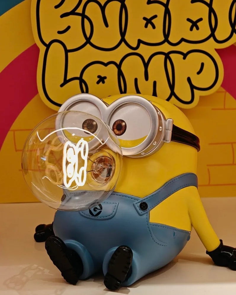 <正版授權> SUNDAY HOME 小小兵 泡泡燈 LED 收藏擺件