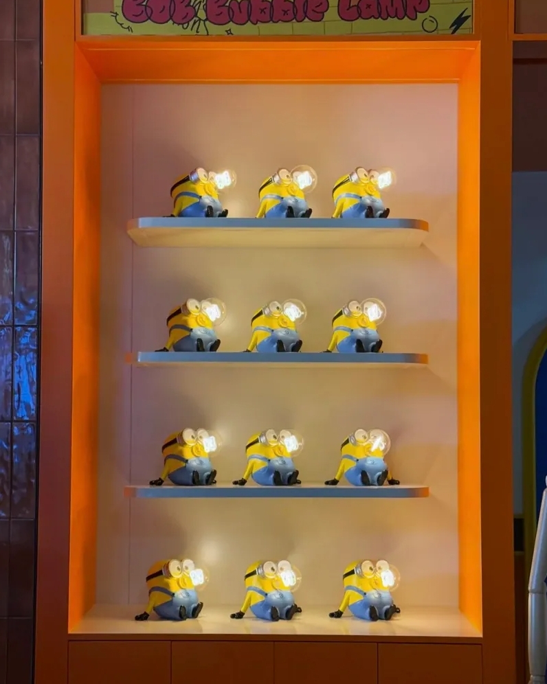 <正版授權> SUNDAY HOME 小小兵 泡泡燈 LED 收藏擺件