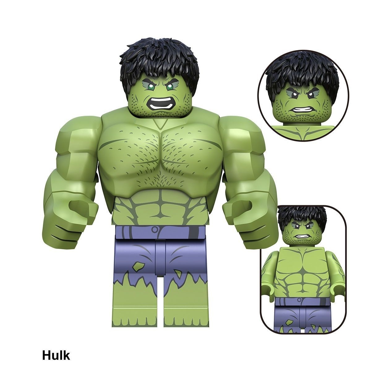 Hulk Custom Minifigures Fit Lego TV6216 TV1136