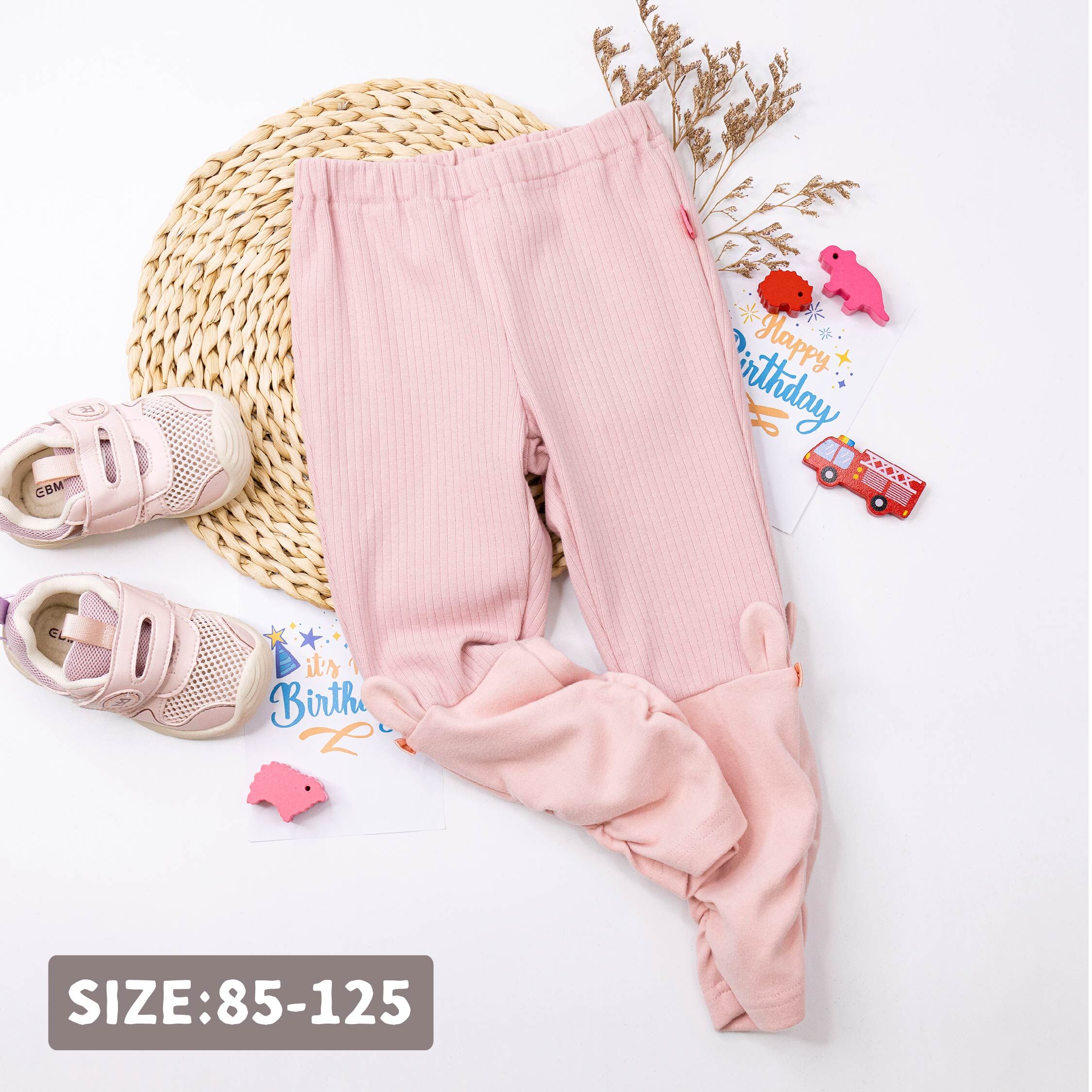 波紳士【22542】造型立體兔耳鬆緊設計長褲