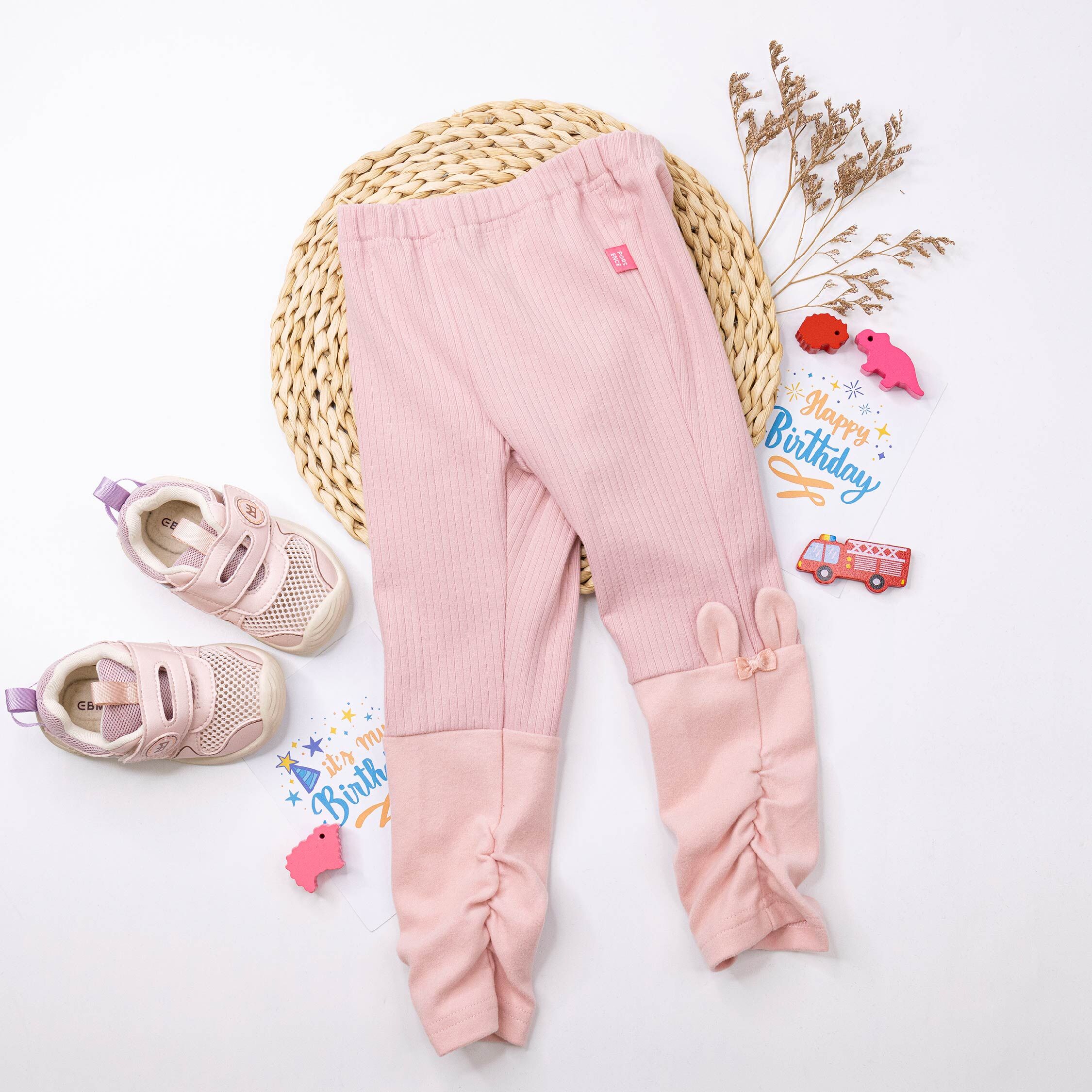 波紳士【22542】造型立體兔耳鬆緊設計長褲