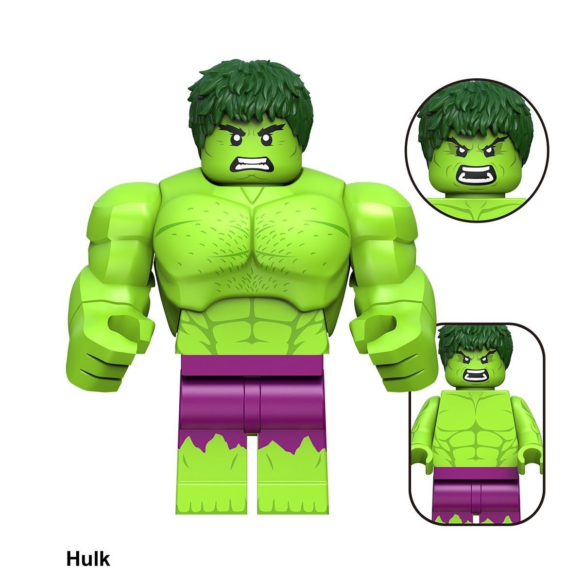 Hulk Custom Minifigures Fit Lego TV6216 TV1137