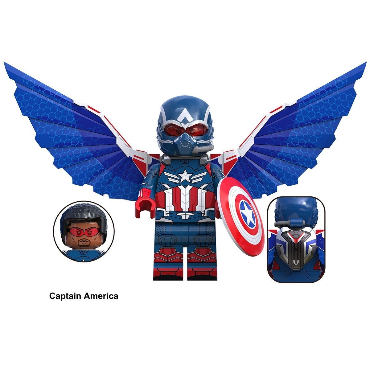 Captain America Custom Minifigures Fit Lego TV6216 TV1138