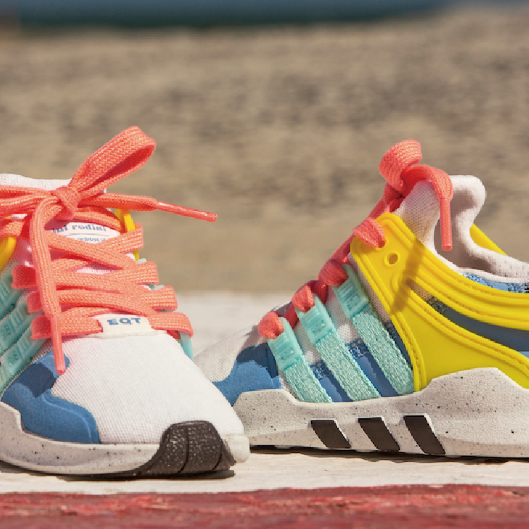 【 adidas x Mini Rodini EQT ADV 限定彩色鞋款 - 小童 】