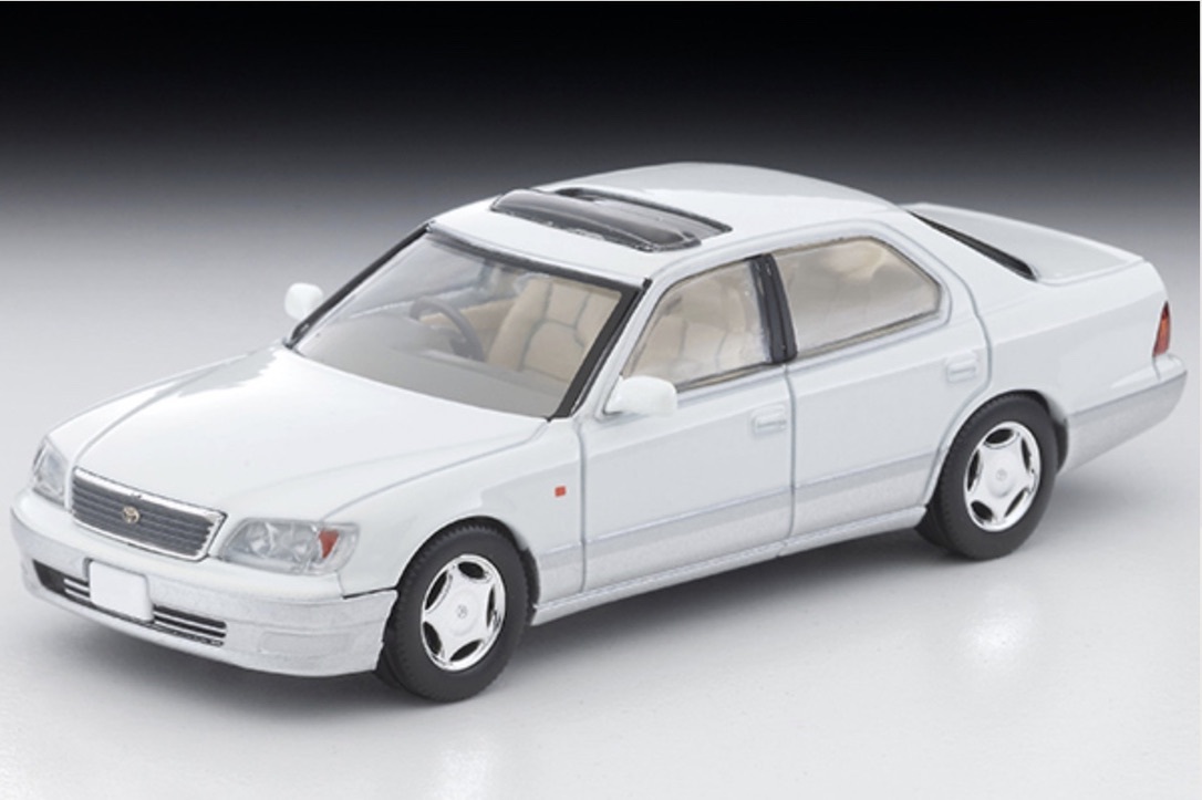【預訂/2月】Tomytec LV-N356a Toyota Celsior C-Spec F Package 1997 Pearl White/Silver