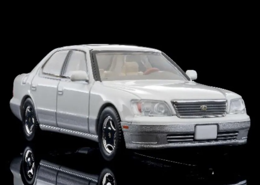 【預訂/2月】Tomytec LV-N 1998 Lexus LS400 White/Silver