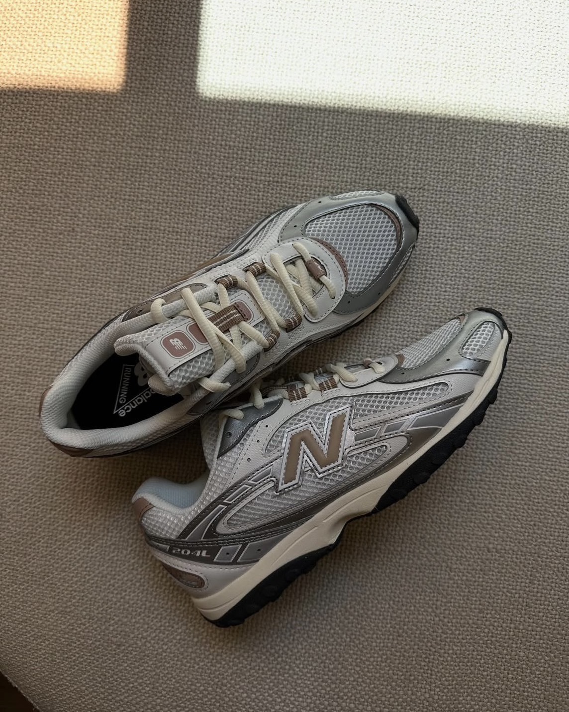 New Balance NB 204L 網眼 透氣 復古 麂皮 薄底 銀褐