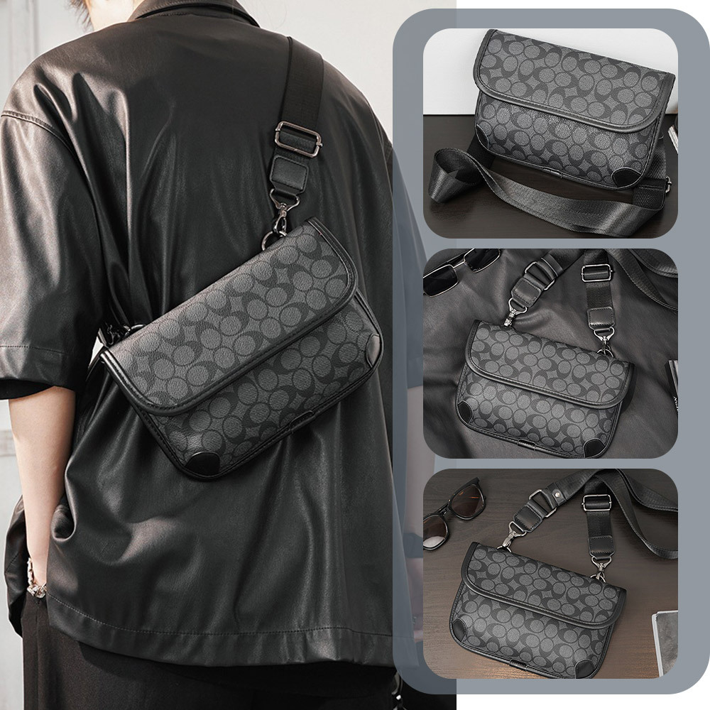 郵差包 男生包包 防水郵差包 耐髒 側背包男 郵差包男 男包 小郵差包 復古郵差包 單肩包男 皮革斜背包 998