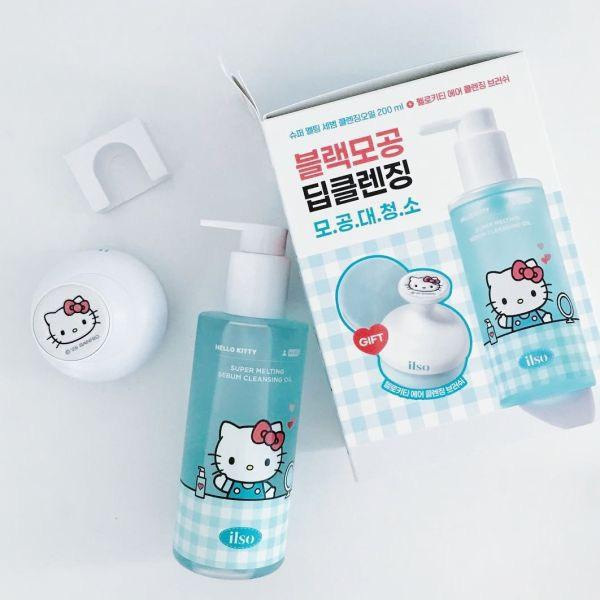 韓國ilso × HELLO KITTY 限定聯名深層毛孔淨化卸妝油套組