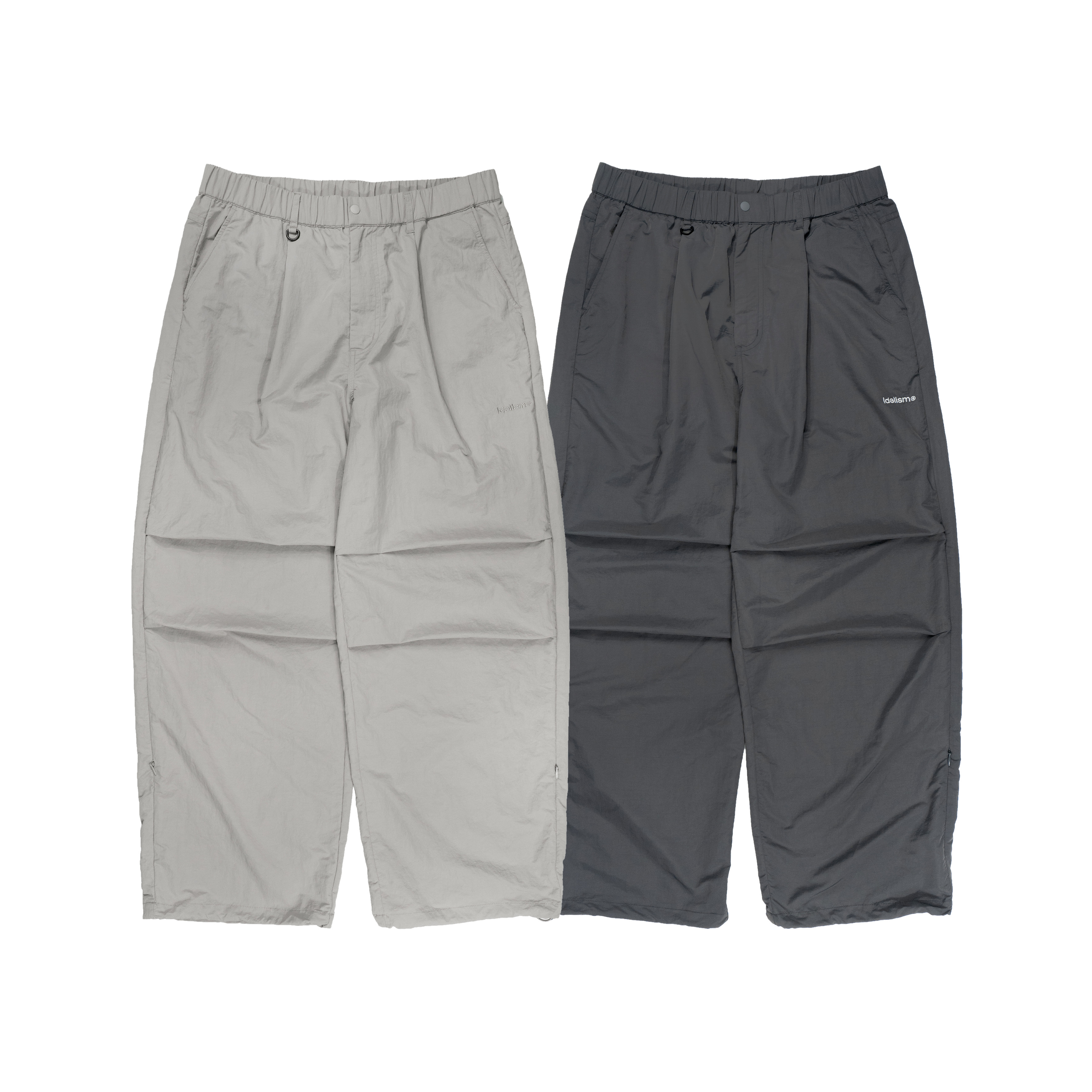 idealism｜ID25073– Zipper N.Pants (Dark Gray/Gray)