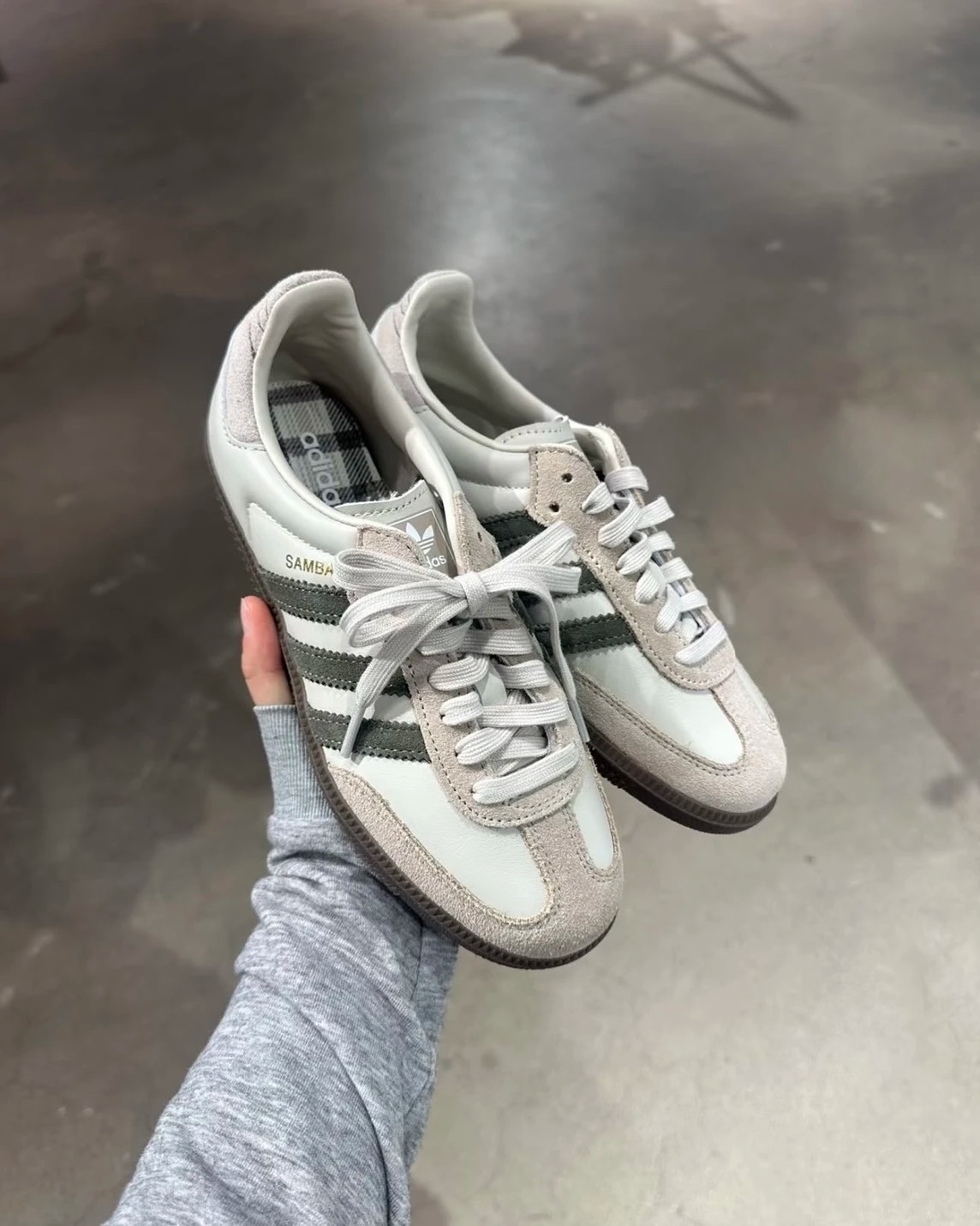 (預訂) Adidas Samba OG - Aluminum Dark Khaki