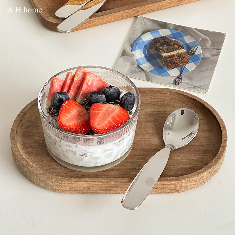 【ＡＨ600】韓國ins甜品玻璃碗組