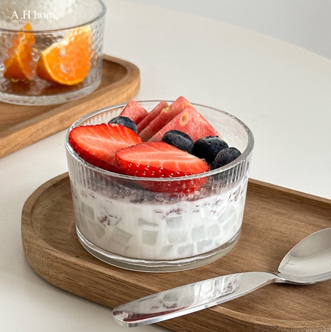 【ＡＨ600】韓國ins甜品玻璃碗組