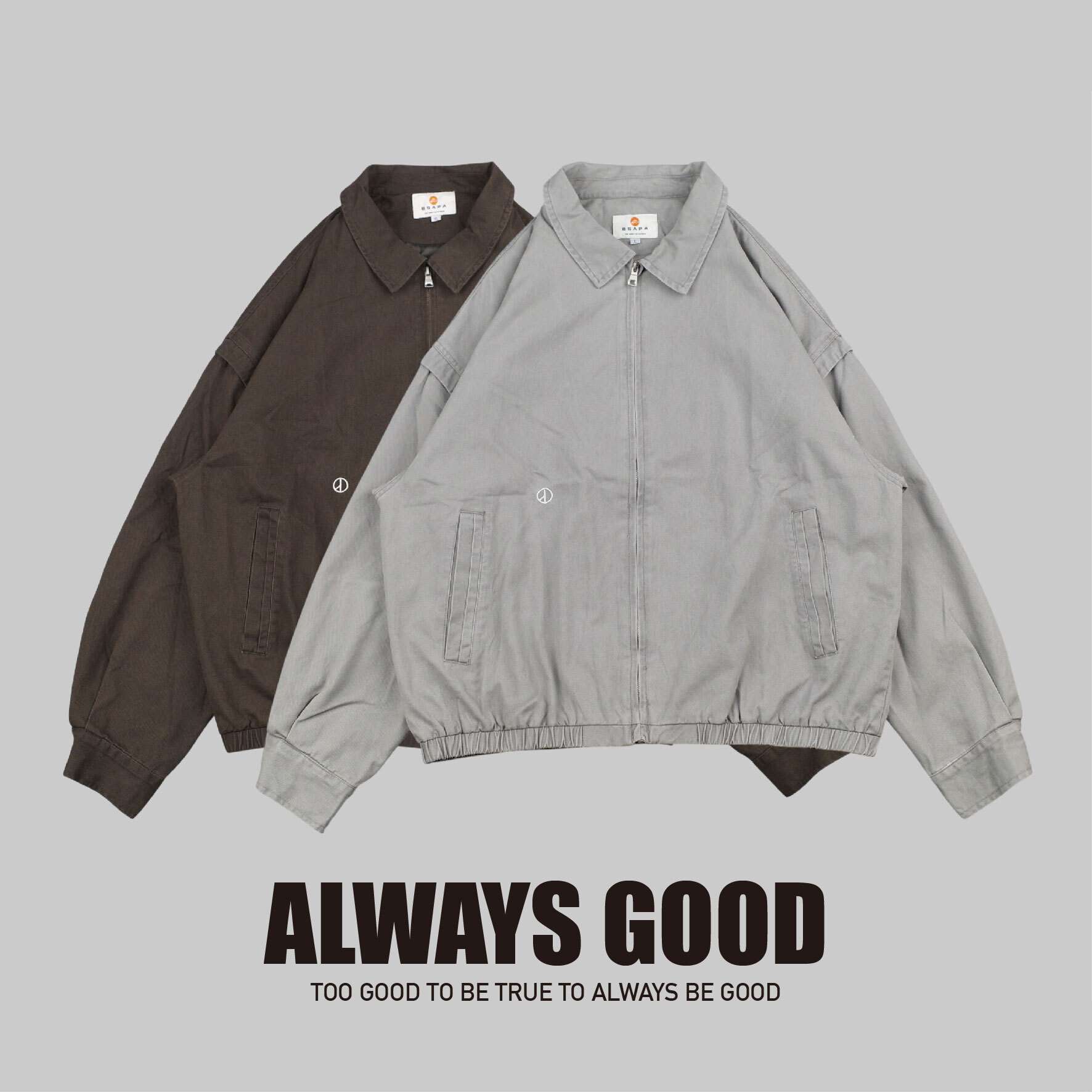 『Always_Good』水洗 做舊 哈靈頓 夾克 外套