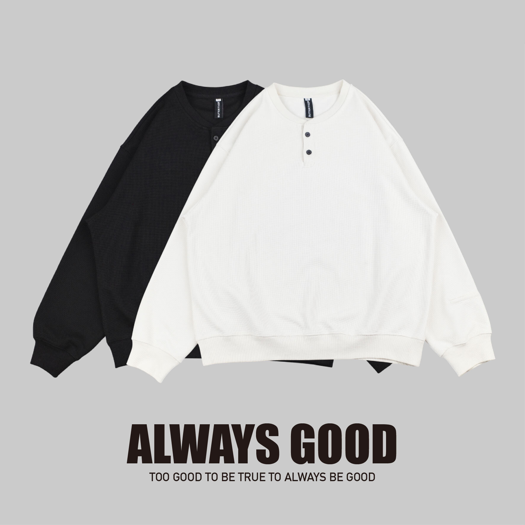 『Always_Good』阿美咔機 華夫格 亨利領 薄長TEE