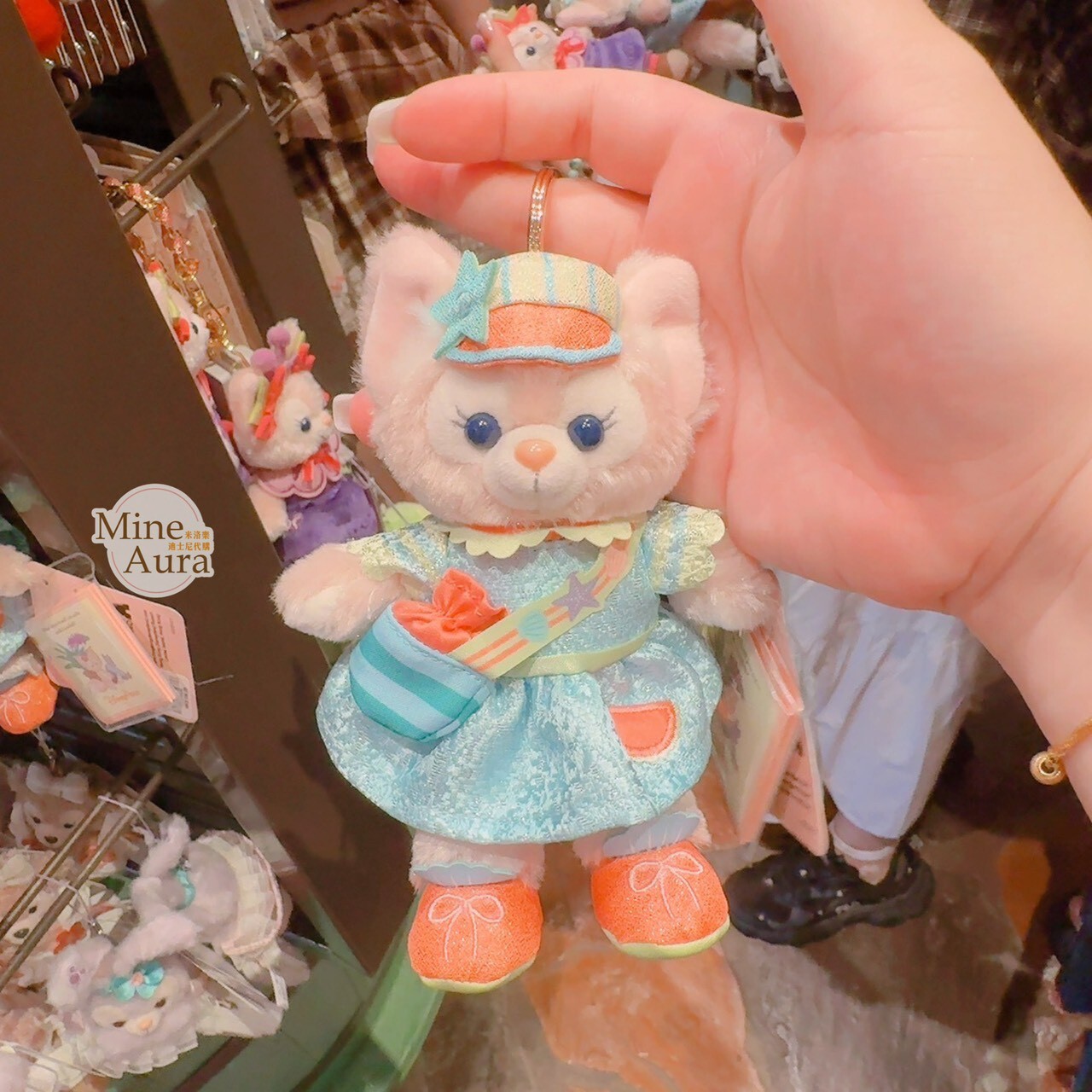 20週年Friendtastic遊行系列 達菲 Duffy 與好友們 玲娜貝兒 LinaBell 鑰匙圈 吊飾 -香港迪士尼樂園