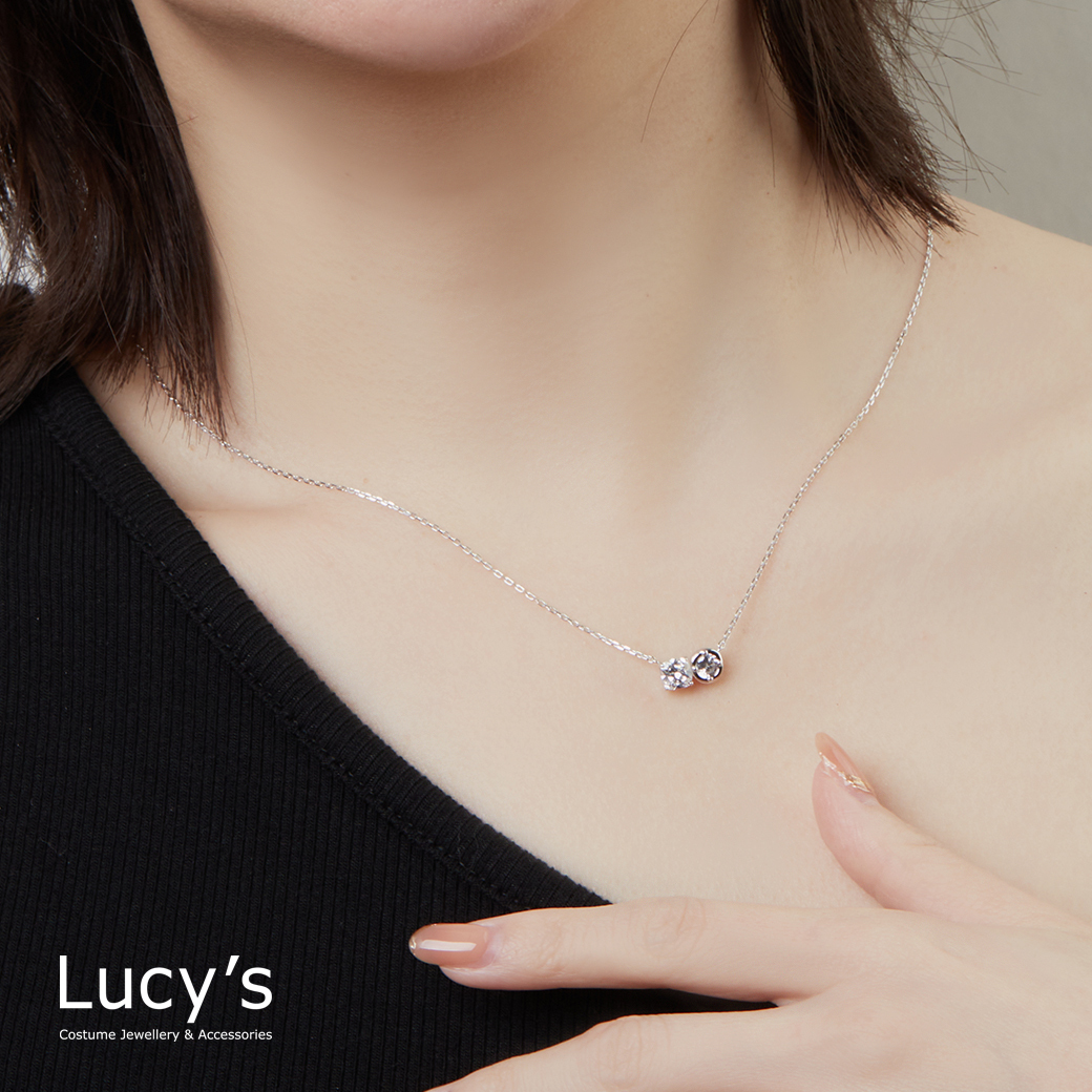 925純銀 璀璨幾何 項鍊 (124200)