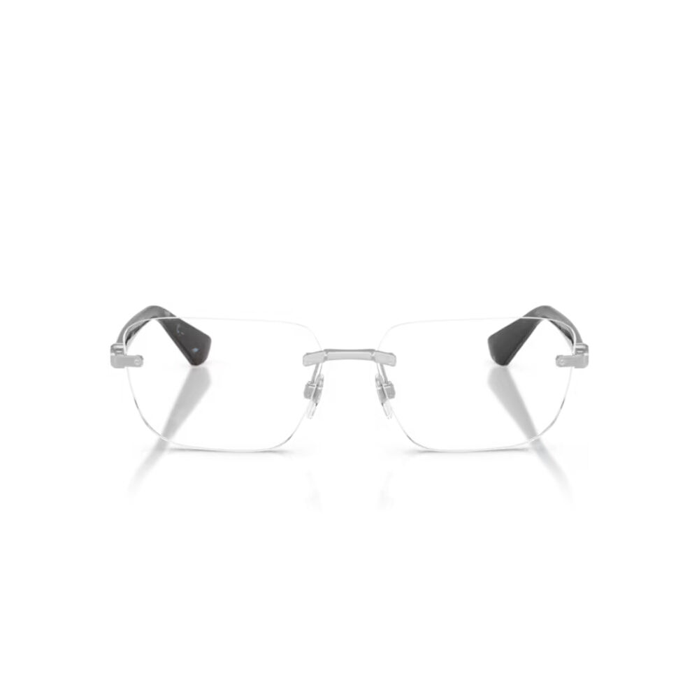 【BURBERRY】B1392 1005-58mm 無框光學眼鏡♣(銀)