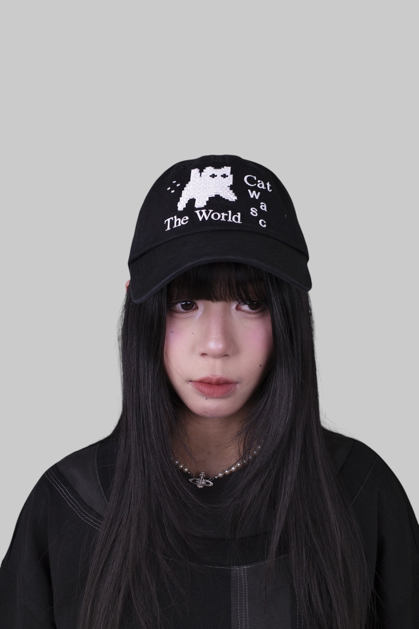 『Always_Good』像素貓貓 刺繡 老帽