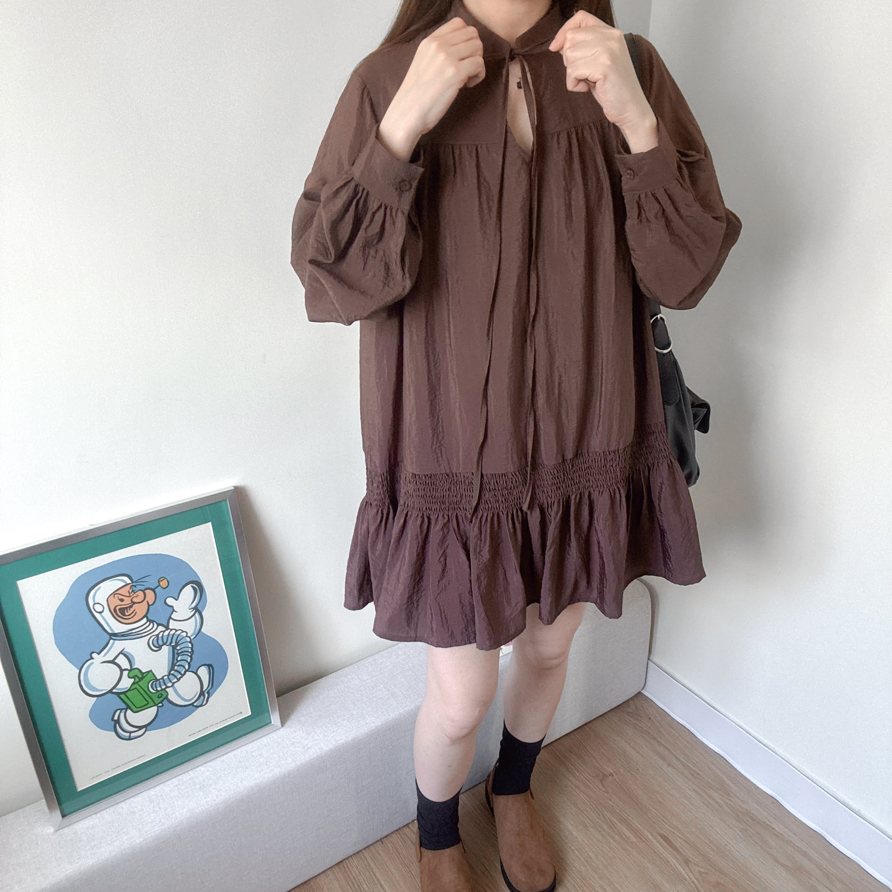 束束裙擺連身裙