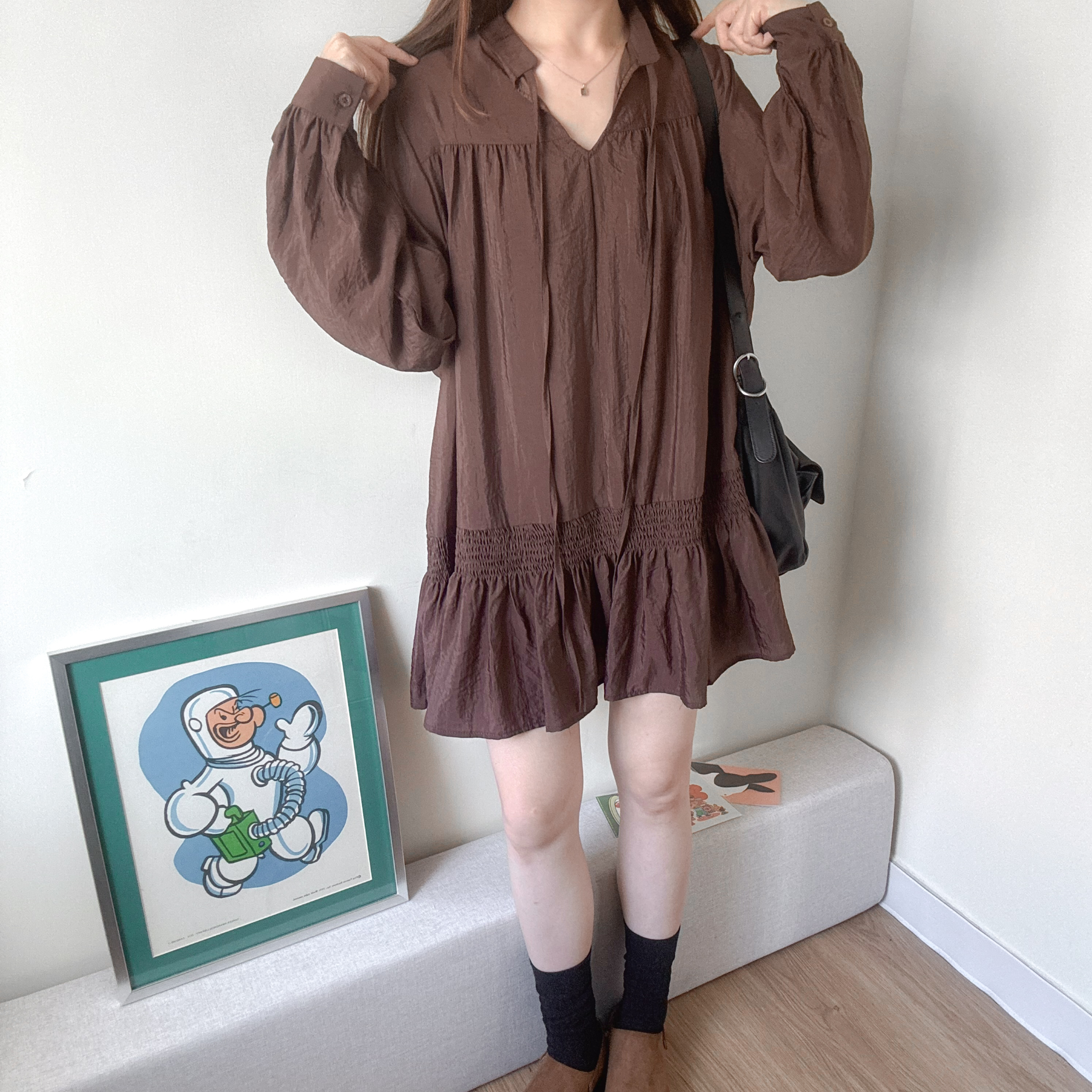 束束裙擺連身裙