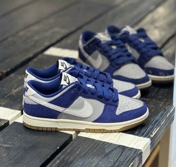 【逢甲 FUZZY】Nike Dunk Low Deep Royal Blue Gum 麂皮 藍白 IB6399-003