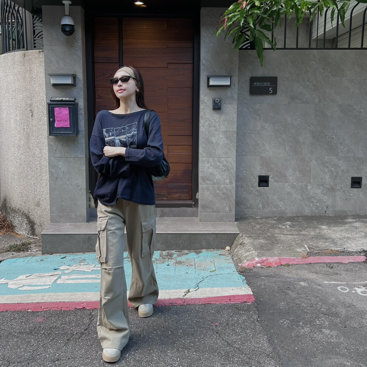 九格圖竹節棉大TEE/三色