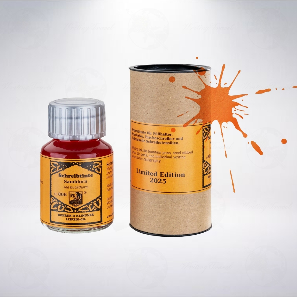 2025限定色 沙棗橘 鋼筆墨水｜德國 Rohrer & Klingner