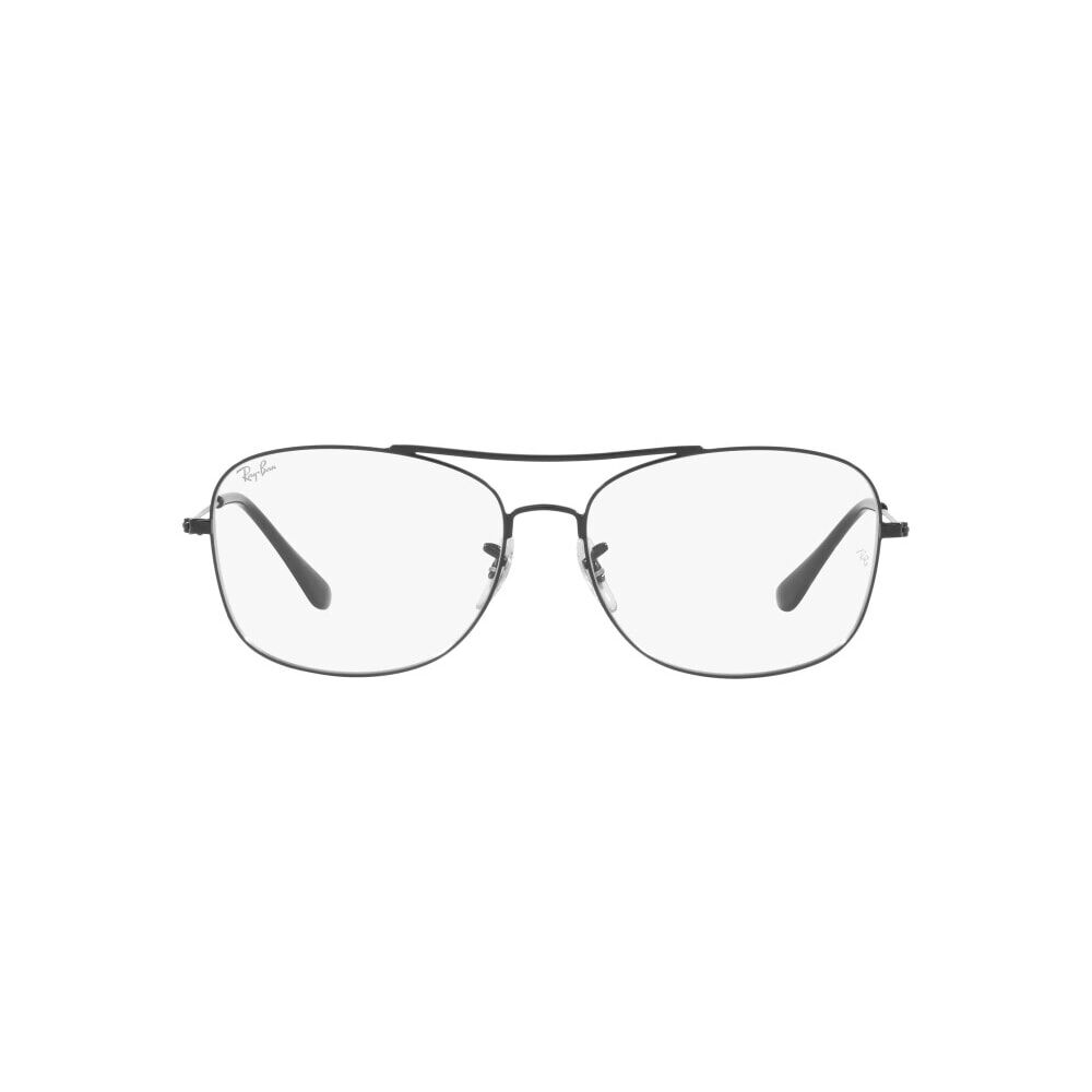 【RayBan】RB6499 2509-55mm 飛行員光學眼鏡♣(黑)