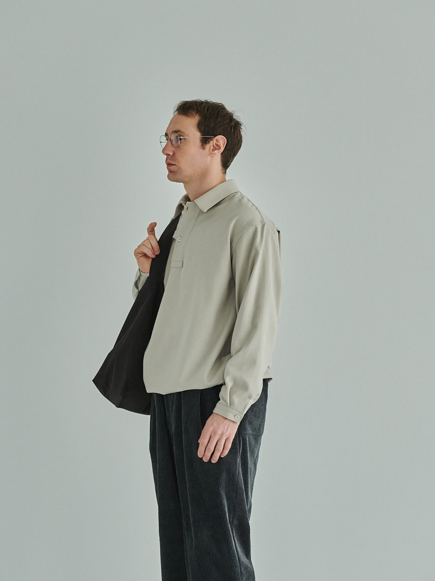 Still By Hand W/N Pullover Shirt SH04253