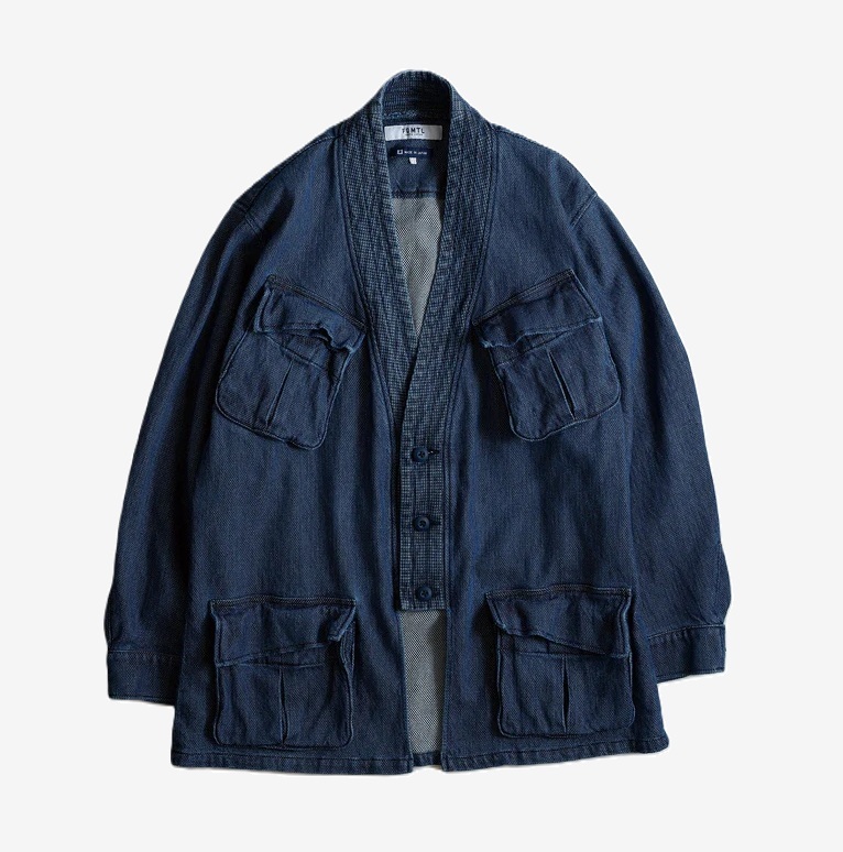 10/7 UPDATED: FDMTL JAPAN 2025 A/W HAORI JUNGLE JACKET 3YR WASH (FA25TP44U) - PRE ORDER ITEM (預訂中)