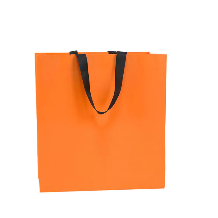 厚磅｜精品紙袋 H242812 單色滿版 晨光橘 10入/包 24*28*12cm【NH25-242802】