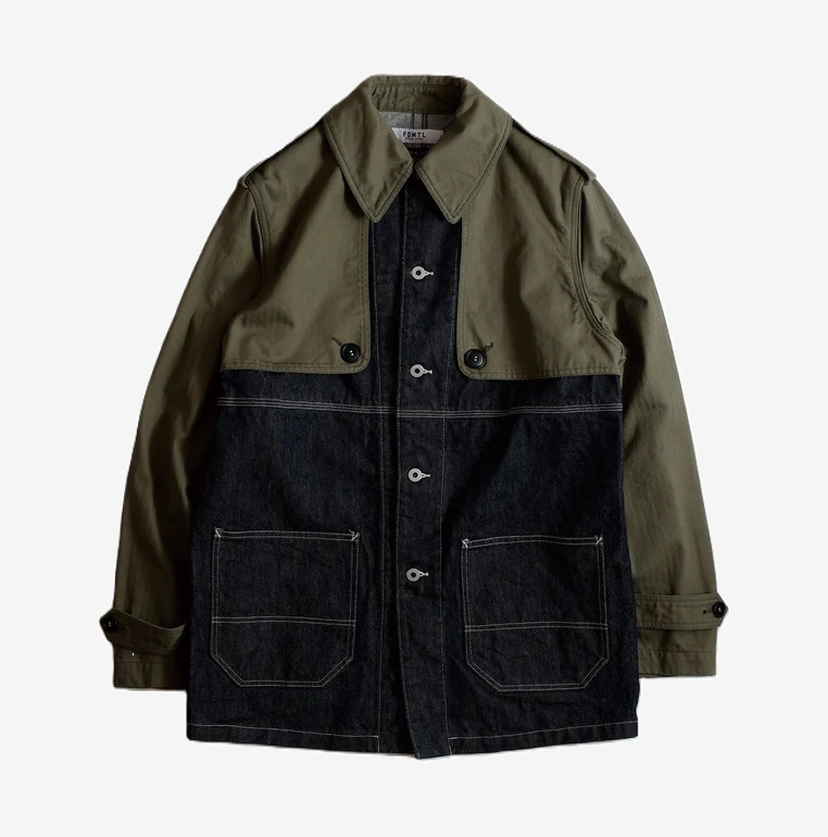 10/7 UPDATED: FDMTL JAPAN 2025 A/W TRENCH COVERALL JACKET (FA25JK34R) - OLIVE PRE ORDER ITEM (預訂中)