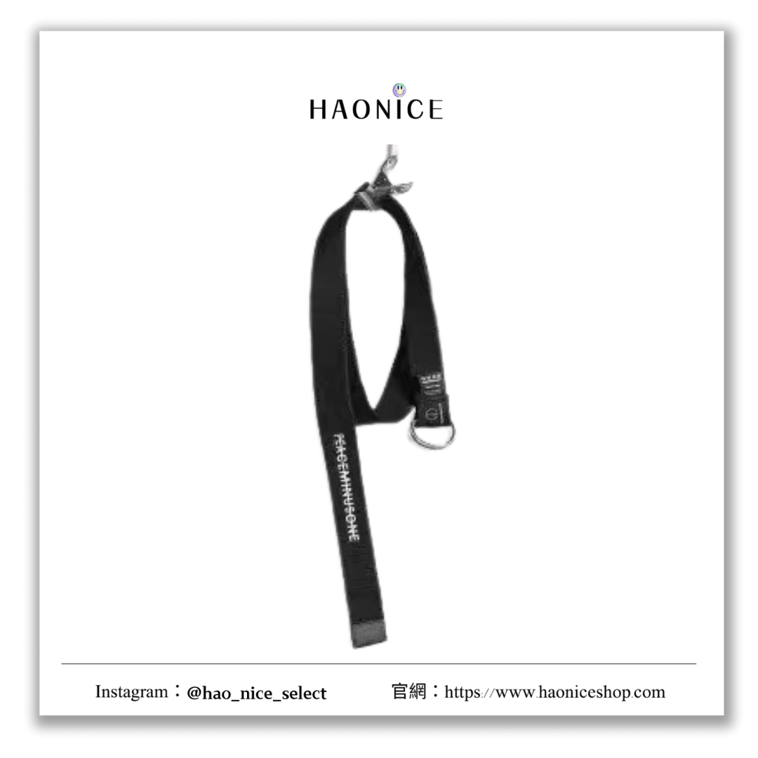 【HAO NICE 】100%韓國正品🇰🇷 PEACEMINUSONE 權志龍GD同款pmo字母超長帆布皮帶☠️