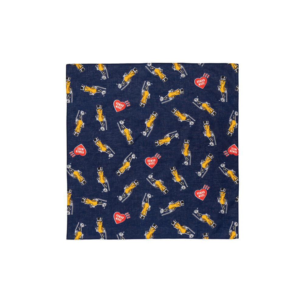 2025AW HUMAN MADE MR.PEANUT BANDANA 聯名 花生 花生人 方巾 手帕 頭巾 現貨 XX29GD015