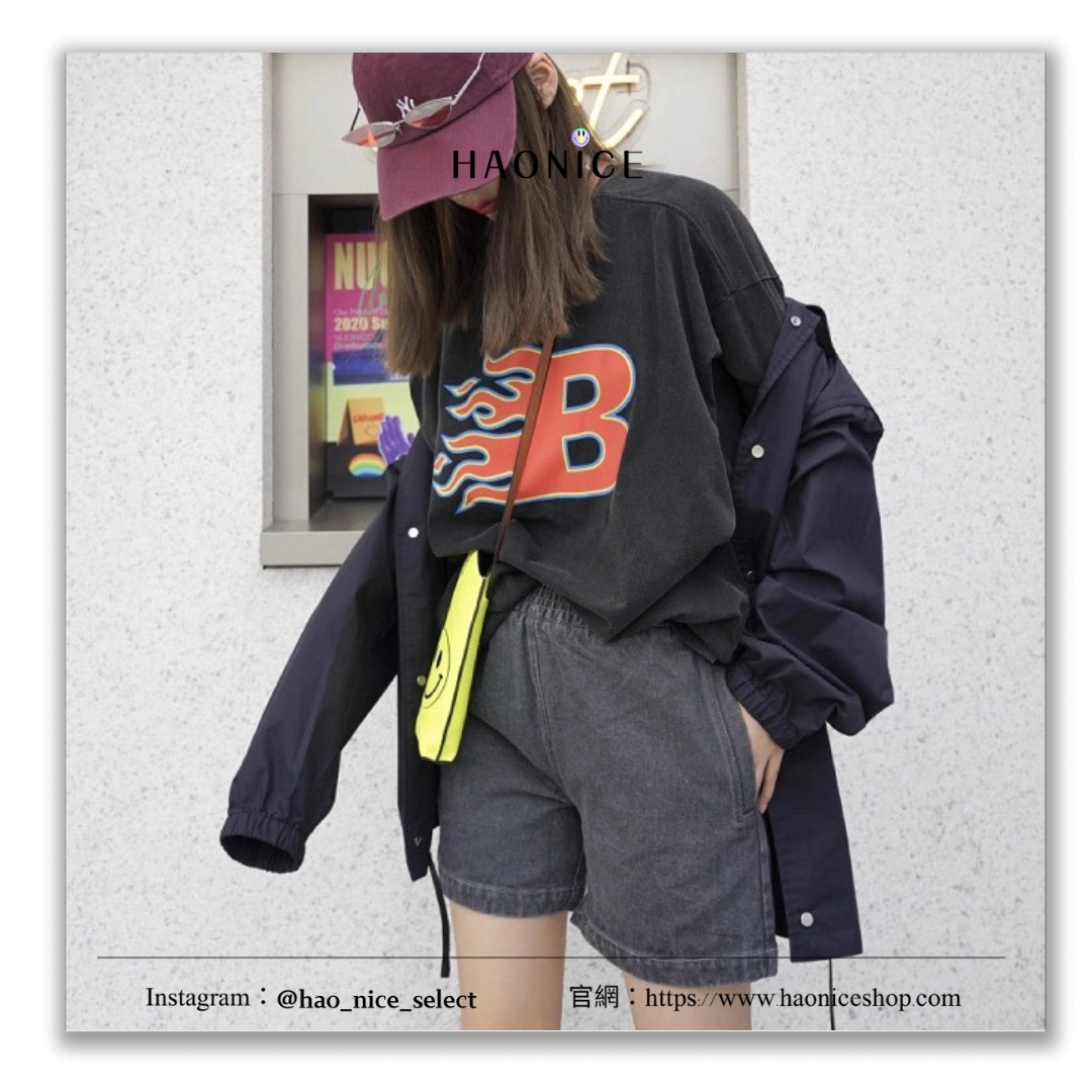 【HAO NICE 】100%韓國正品🇰🇷 PEACEMINUSONE權志龍GD同款做舊牛仔刺繡小雛菊短褲🌼