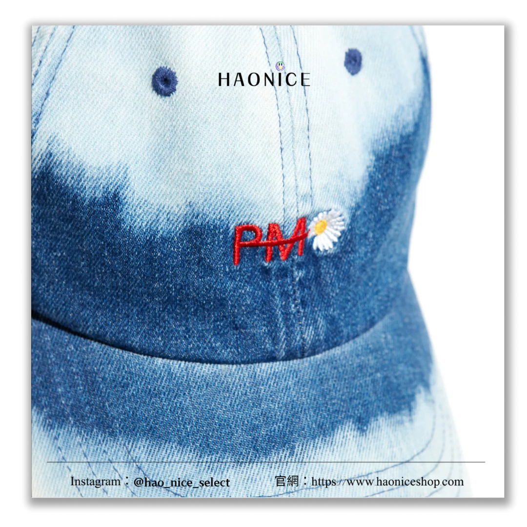 【HAO NICE 】100%韓國正品🇰🇷 peaceminusone鴨舌帽權志龍GD 同款扎染雛菊牛仔棒球老帽🌼