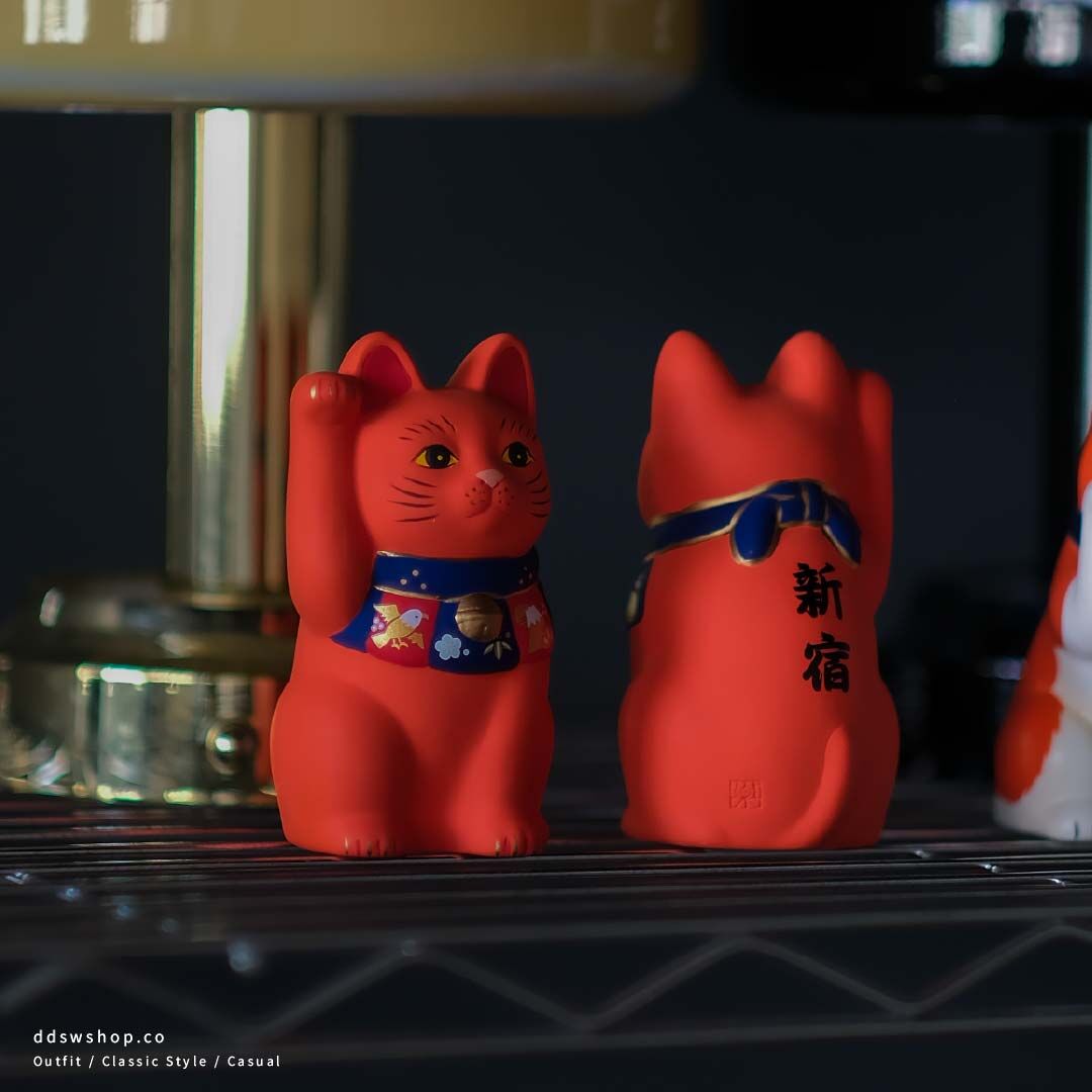 "現貨" BEAMS JAPAN x 中外陶園 地區限定招財貓 新宿/橘色